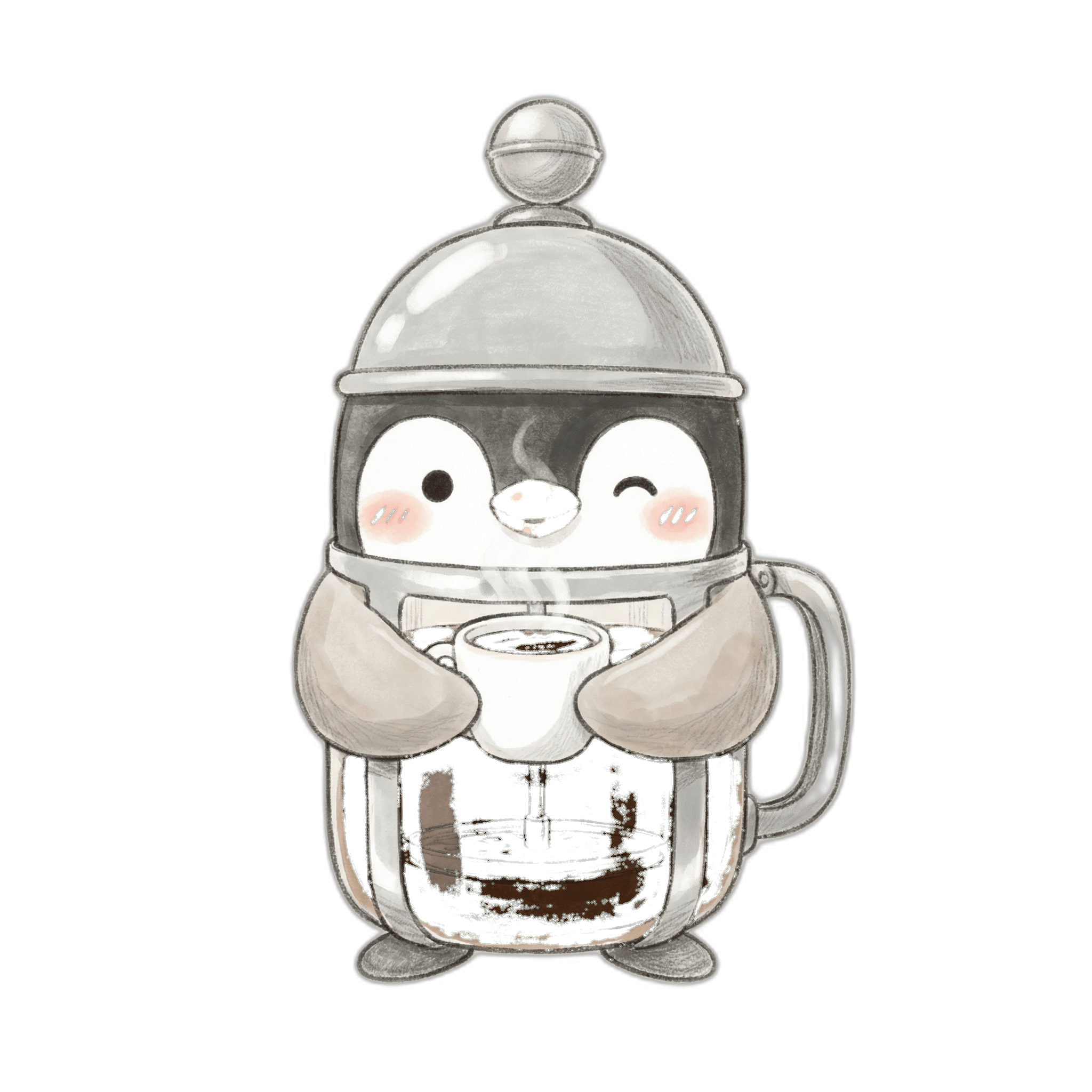 Mocha the Coffee Penguin